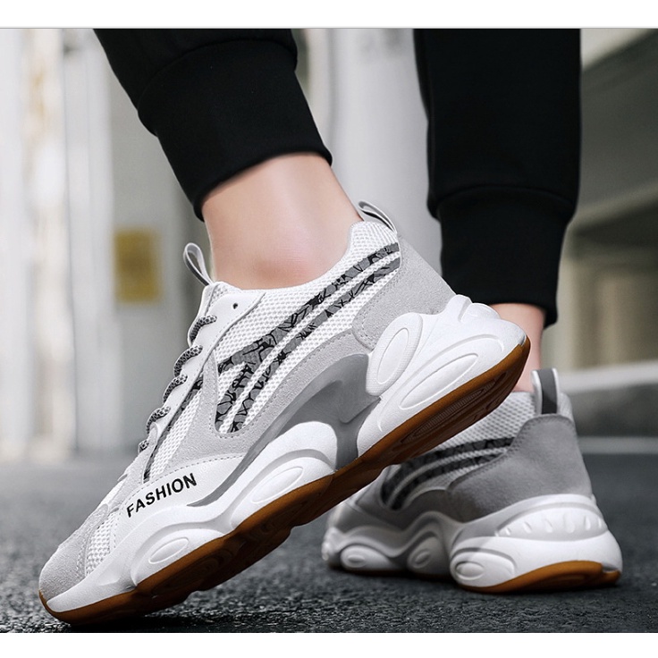 Giày Thể Thao Sneaker Chunky Nam Phản Quang MINSU M3909, Giày Phản Quang Phong Cách Hàn Quốc Thiết Kế Táo Bạo, Phá cách