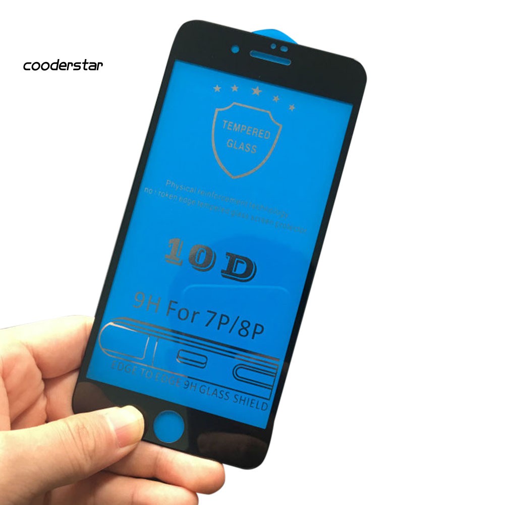 Kính Cường Lực 10d Chống Sốc Cho Iphone Xs / Xs Max / Xr / X / 6s / 7 Plus / 8