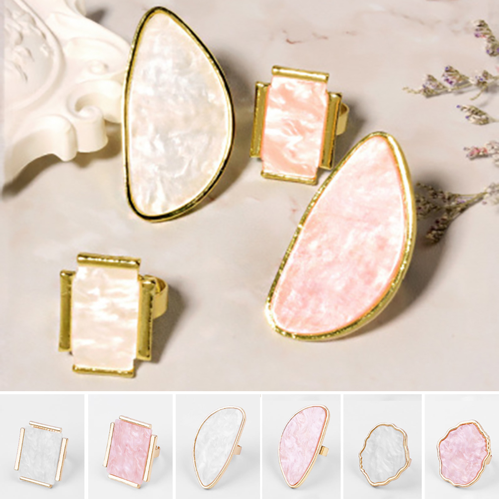 Khay Trưng Bày Nhẫn Móng Tay Bằng Nhựa Resin