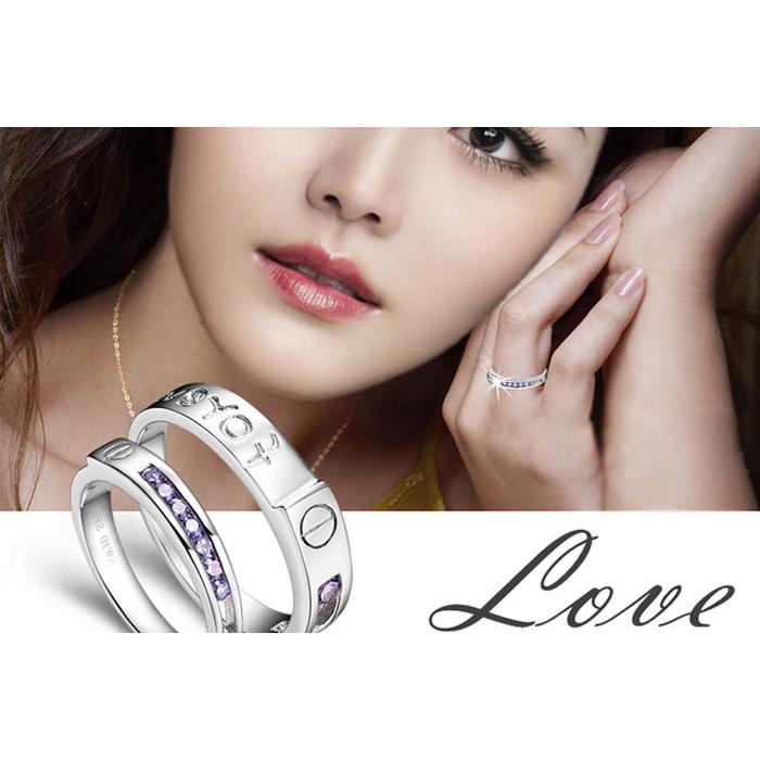 Nhẫn Đôi Bạc Hiểu Minh NC007