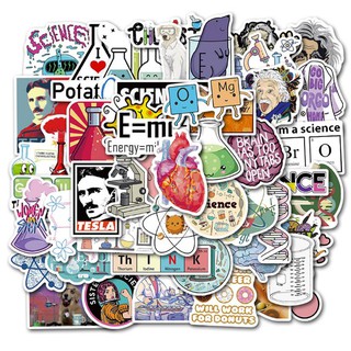 Sticker dán cao cấp CHỦ ĐỀ KHOA HỌC Cực COOL ms#35