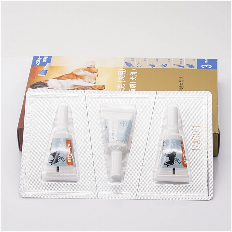 Advocate Thuốc nhỏ gáy trị ve rận, ghẻ, giun sán - Advocate 4-10KG , 10-25KG, 25-40KG