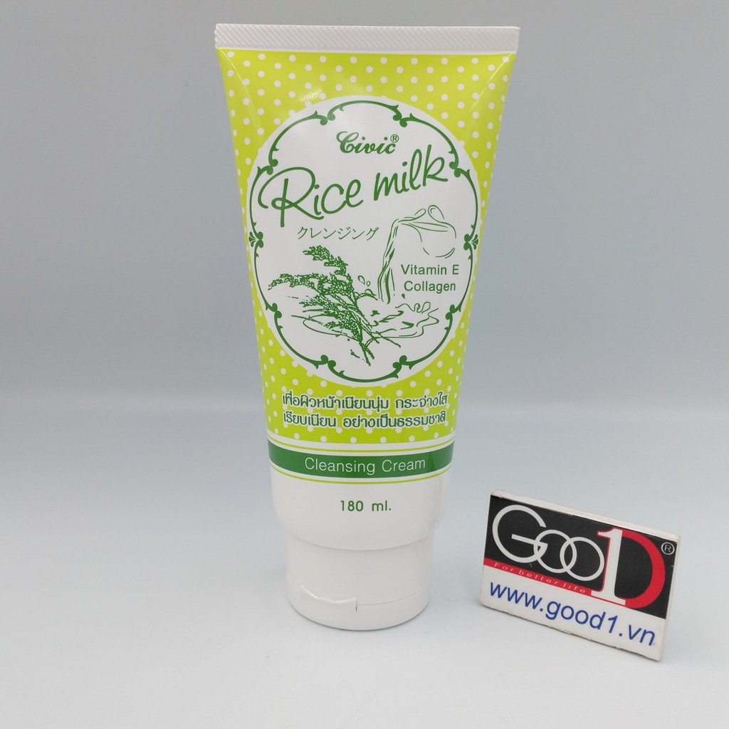 Sữa rửa mặt Rice Milk Cleansing Cream 180ml Thái Lan