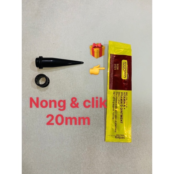 🎁 Bộ khuyên tai và clik 22mm 🎁