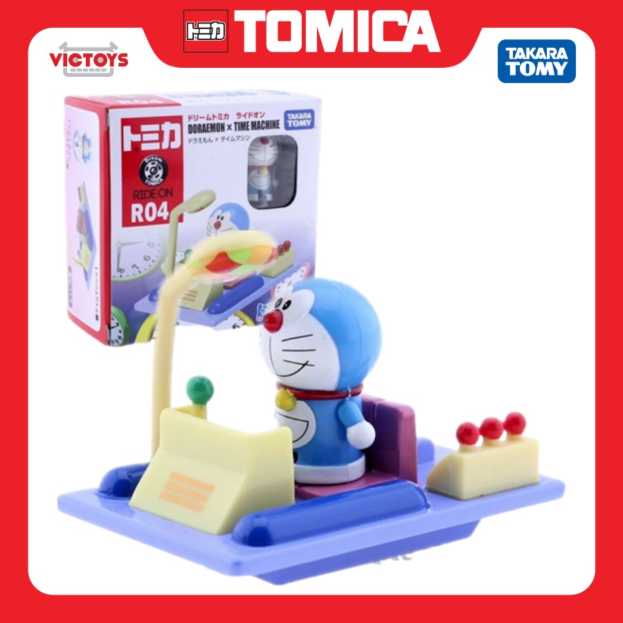 Xe mô hình Cỗ Máy Thời Gian Doraemon Dream Tomica R04, thương hiệu Nhật Bản Fullbox Chính Hãng Takara Tomy - Victoys