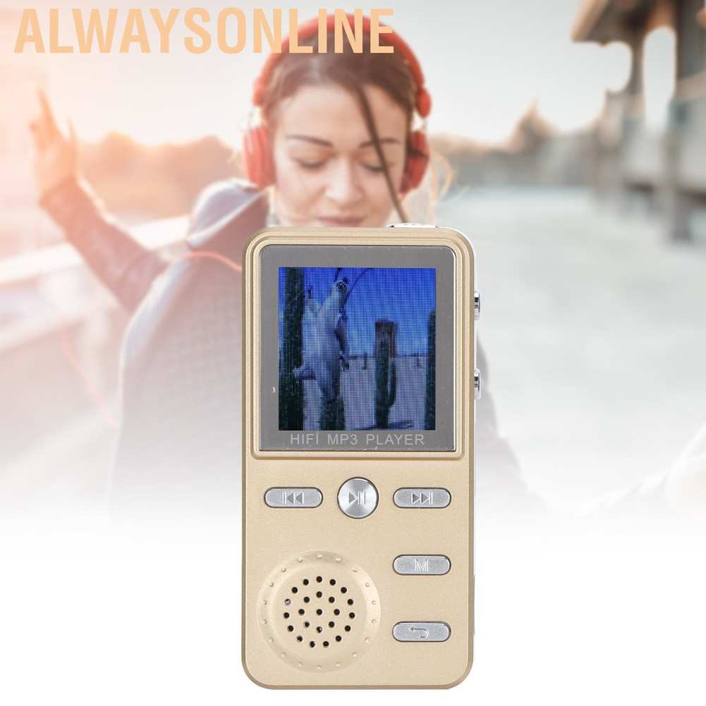 Máy Nghe Nhạc Mp3 / Mp4 8gb Đa Năng Tiện Dụng Kèm Phụ Kiện