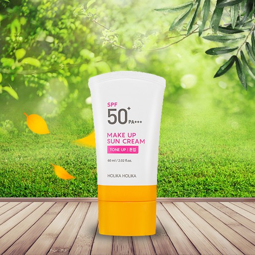 Kem chống nắng trang điểm Make Up Sun Cream Holika Holika SPF50+/PA+++ | BigBuy360 - bigbuy360.vn