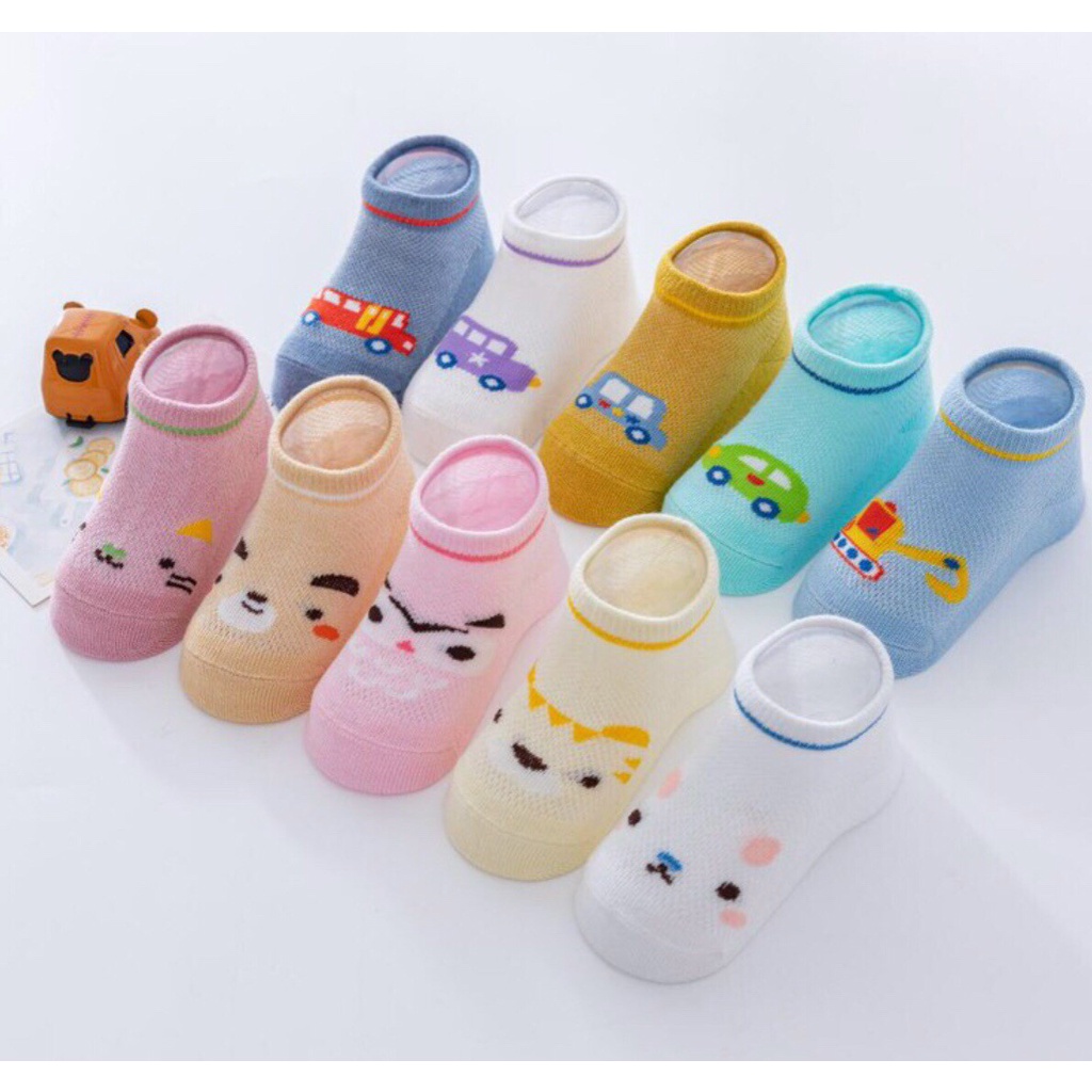 Set 5 đôi tất Kid's socks hình Thú cho bé