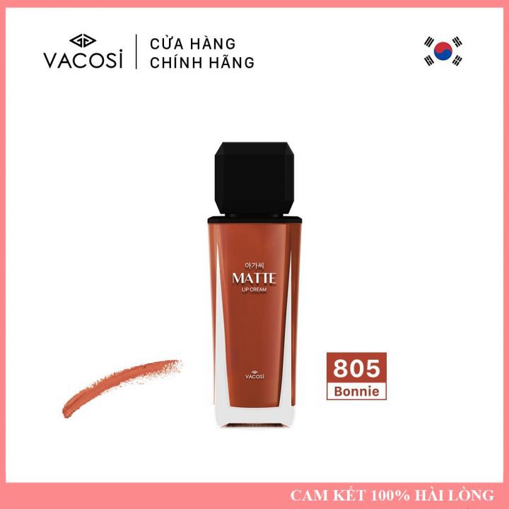 [ HÀNG CHÍNH HÃNG ] Son Kem Lì, Lên Màu Chuẩn, Mịn Mượt Như Nhung Vacosi Natural Studio Matte Lip Cream 11.3g