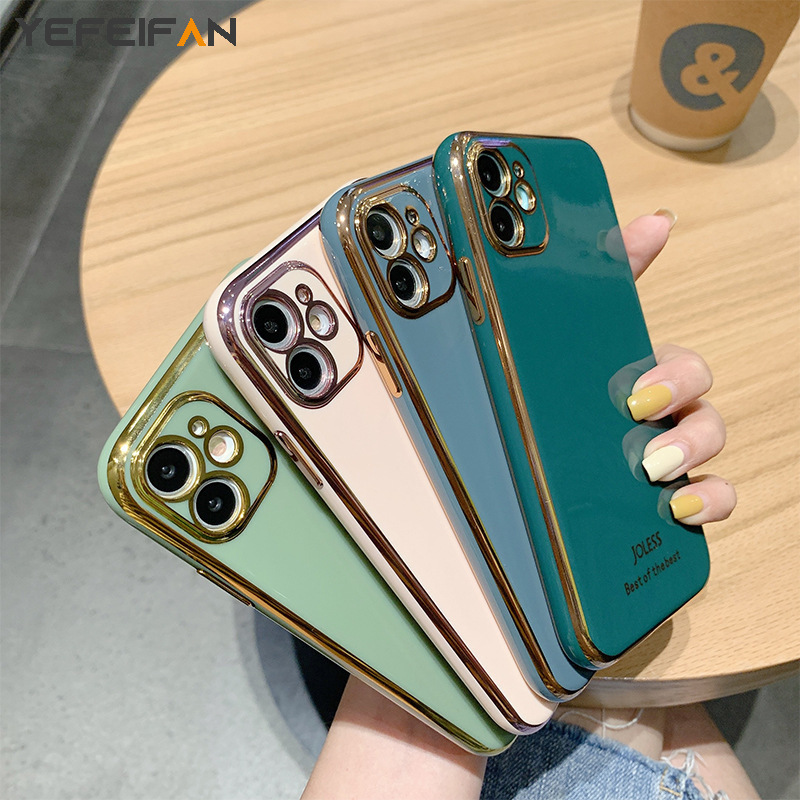 Ốp Điện Thoại Cho Xiaomi Poco F3 X3 Pro Nfc Gt F2 Pro Mi 11 Ultra 10t Pro Tpu Mềm Mạ Điện Chống Rơi ốp lưng