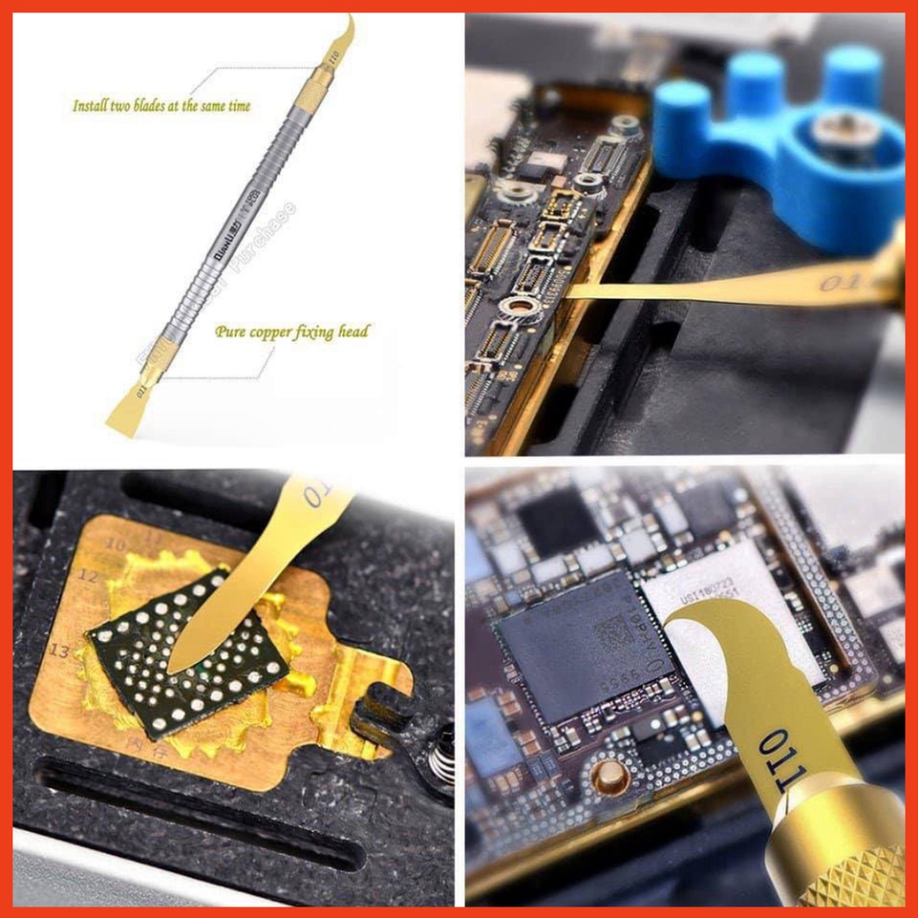 Bộ dao cạo keo, tách IC QianLi 011