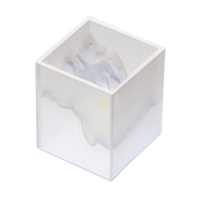 Khuôn Làm Mô Hình Phong Cảnh Núi Tuyết 3D Bằng Nhựa Resin DIY