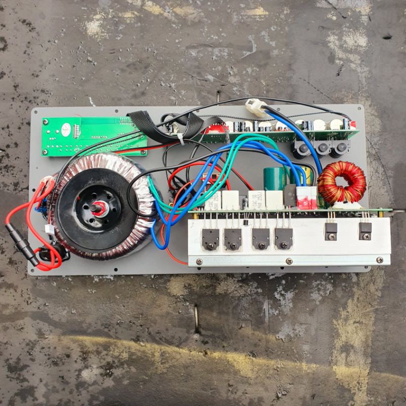 Board Mạch Loa Kéo Reverd Nguồn Xuyến 1 Kênh 5 Tấc , 4 Tấc Đôi 19×38  Có ĂngTen Bluetooth