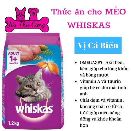 Thức ăn mèo whiskas junior 1.2kg-1.1kg-YÊU THÚ CƯNG