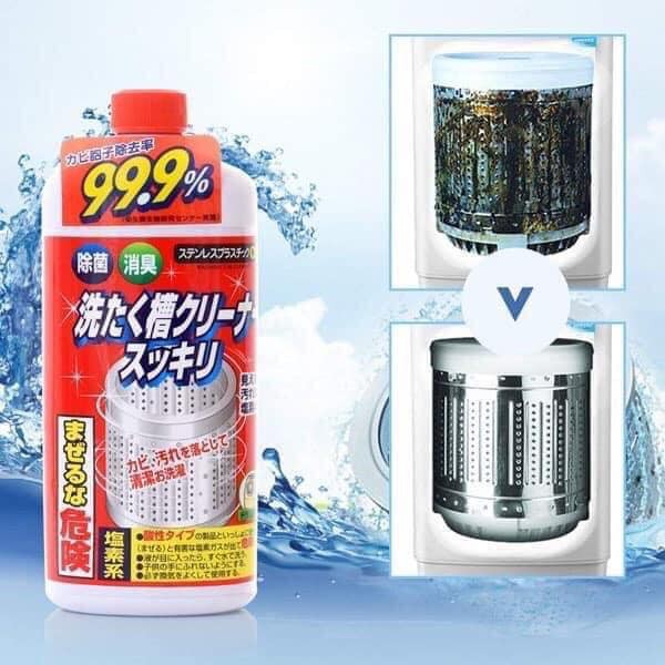 Tẩy lồng máy giặt Rocket 99,9% Nội Địa Nhật Bản