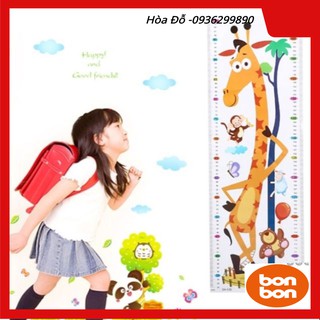 THƯỚC ĐO CHIỀU CAO DÁN TƯỜNG CHO BÉ