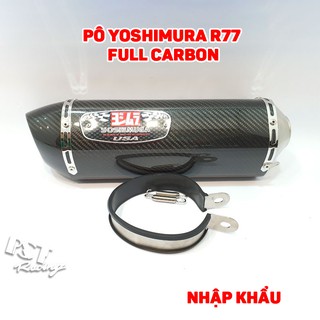 Pô Yoshimura R77 full carbon nhập khẩu