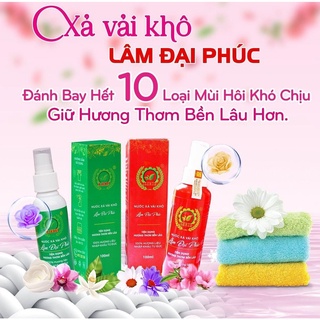 nước xã khô Lâm Đại Phúc Cao Cấp làm mềm vải , xịt một lần lưu hương thơm từ 3 đến 5 ngày