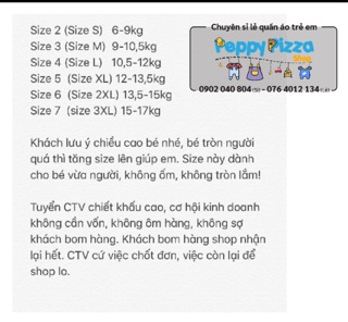 Bộ thô lụa pha ren cho bé gái (kèm bảng size hình cuối)