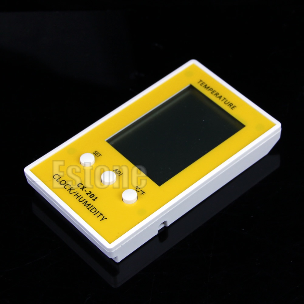 Đồng Hồ Kỹ Thuật Số LCD Hiển Thị Nhiệt Độ Và Độ Ẩm Không Khí Trong Nhà