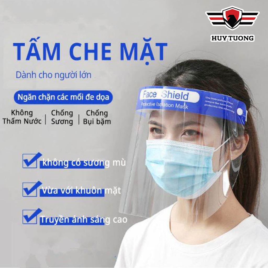 Kính chắn giọt bắn Face Shield 🚚 FREESHIP 🚚 kính chắn giọt bắn chống bụi, dịch phủ nano G01