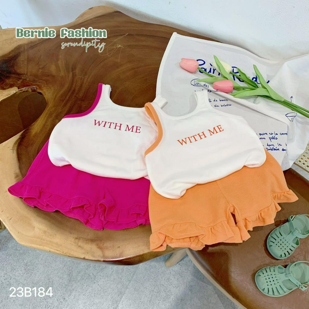 Bộ thun ba lỗ bé gái polo siêu xinh