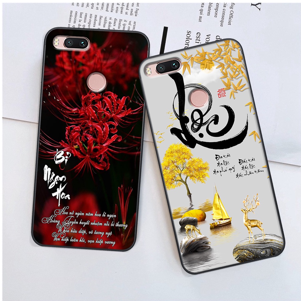 Ốp lưng Xiaomi MI 5X / MI A1 in hình chữ tài chữ lộc, Cha Mẹ, bình an SIÊU ĐẸP