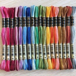 Set chỉ loang Airo 54 màu - Chỉ thêu Airo Cotton - LỘC Homeis