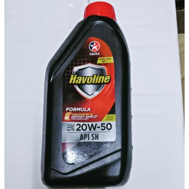 Nhớt động cơ xe máy caltex Havoline (1 Lít)