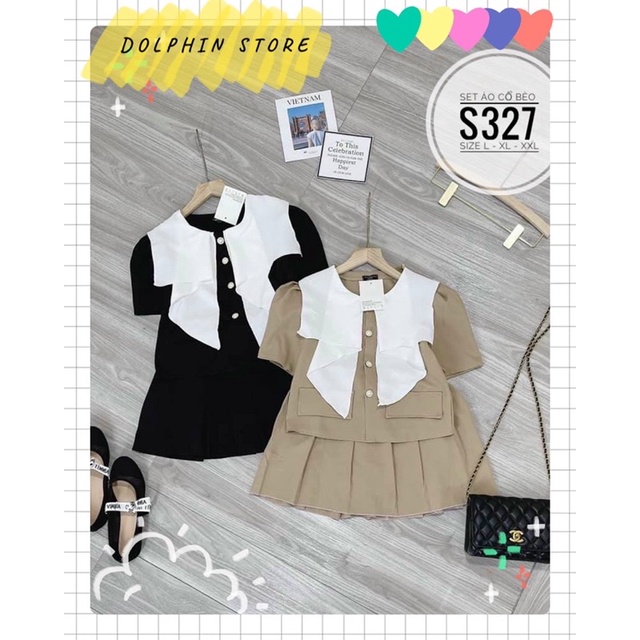 🔥BIGSIZE Set chân váy ulzzang🔥