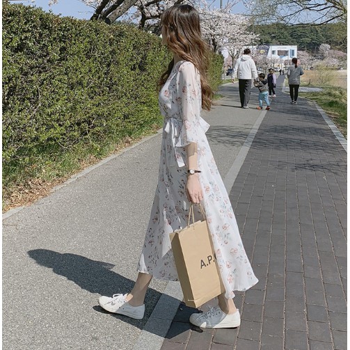 (CÓ SẴN) ĐẦM MAXI VOAN HOA ĐI BIỂN DU LỊCH CHỤP KỶ YẾU KỈ YẾU | BigBuy360 - bigbuy360.vn