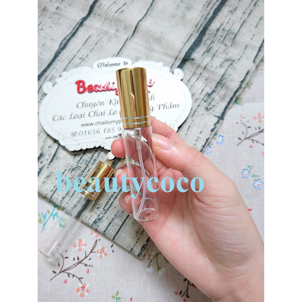 Combo 50 Chai lọ chiết đựng nước hoa mỹ phẩm tinh dầu 10ml tròn