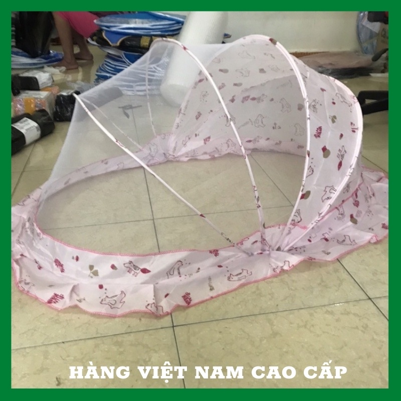 Màn chụp chống muỗi cho bé cao cấp - mùng tự bung cho bé sơ sinh, trẻ em gấp gọn tiện dụng Kiều Phi