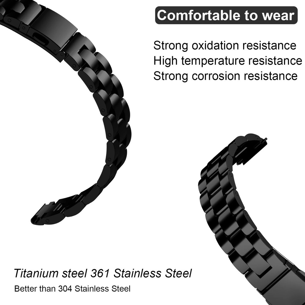 Dây đeo thay thế JANSIN chất liệu kim loại dạng lưới thời trang cho xiaomi mi band 7 7 nfc smart band