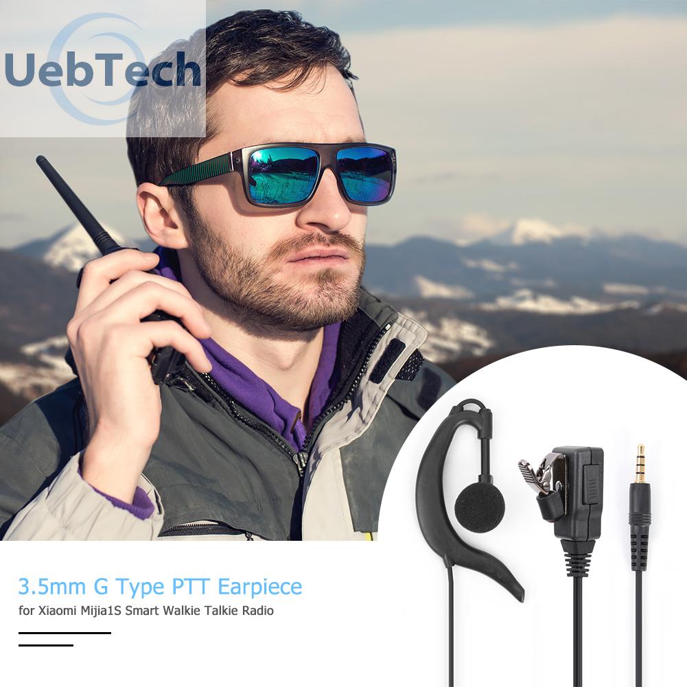 Tai nghe chữ G Uebtech 3.5mm cho bộ đàm Xiaomi Mijia1S