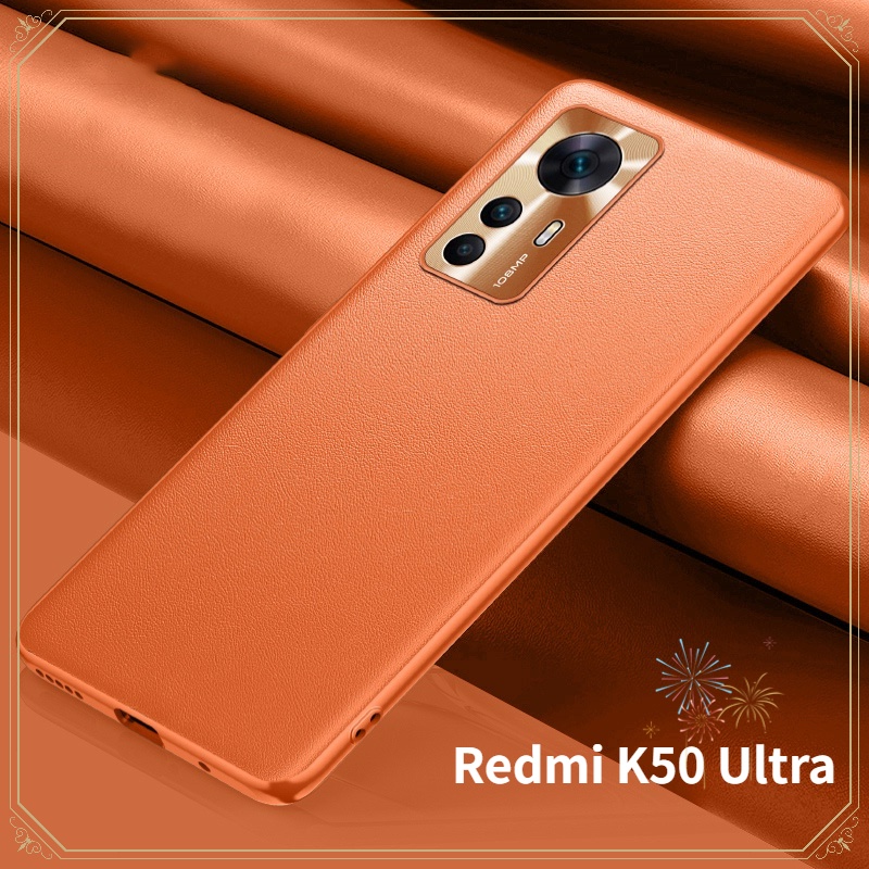 Ốp Điện Thoại Da Cứng Màu Trơn Chống Sốc Cho Redmi K50 Ultra XiaoMi 12T K50Ultra Redmi K50 Ultra 5G 