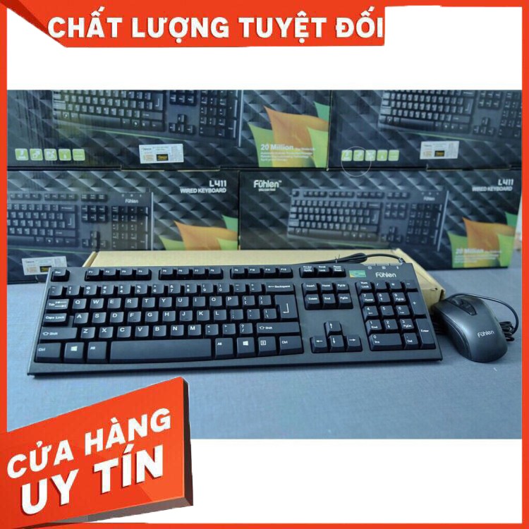 Bàn Phím chyên game Fuhlen L411SR chính hãng - Giá rẻ