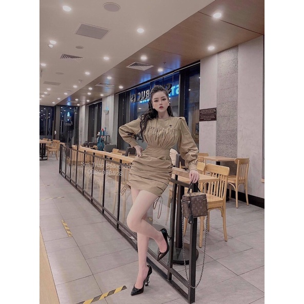 G13. 10101. ĐẦM KIỂU ÔM BODY DÂY RÚT 2 BÊN HÔNG | BigBuy360 - bigbuy360.vn