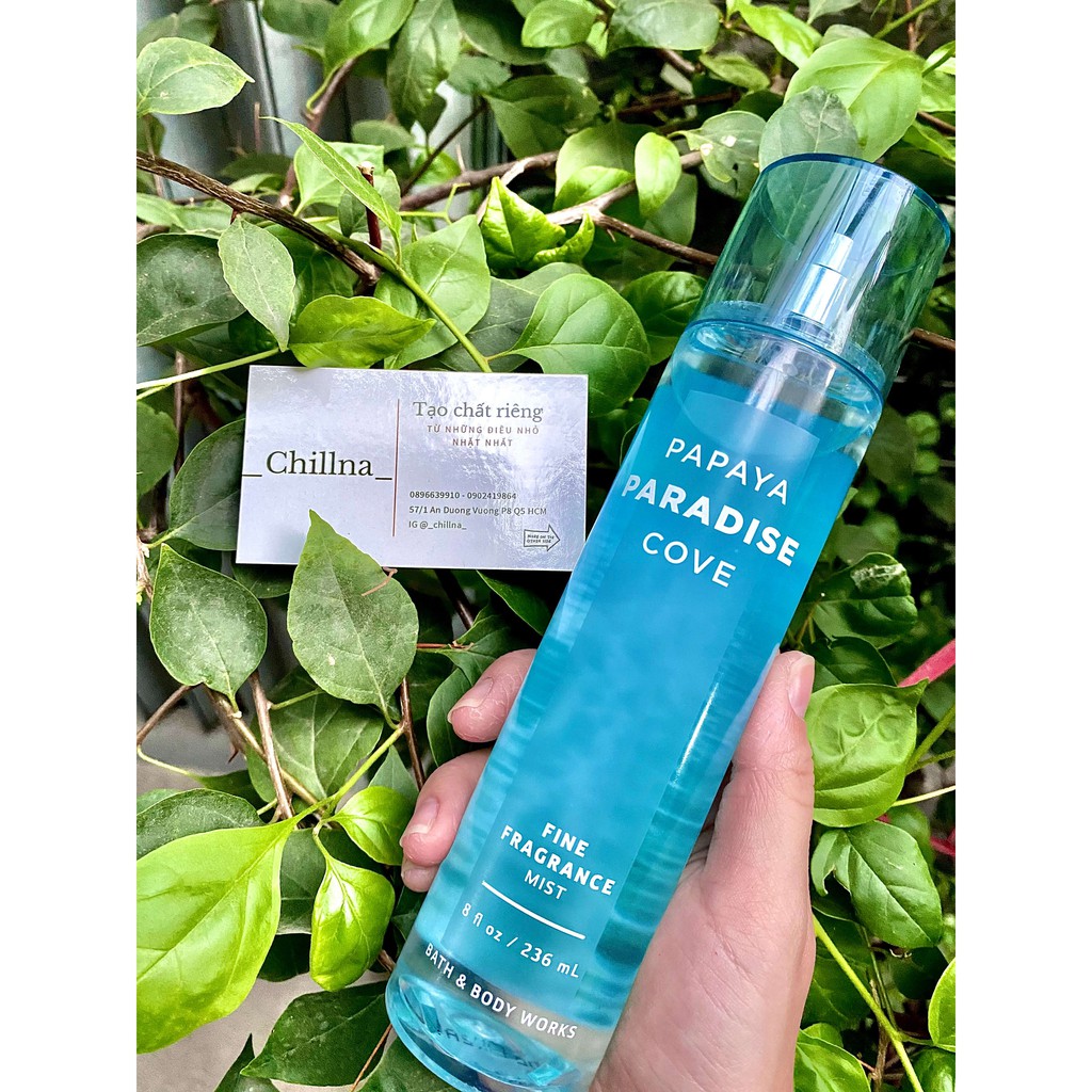 Bodymist Bath and Body Works Papaya Paradise Conve_Hương thơm mát nhiệt đới | BigBuy360 - bigbuy360.vn