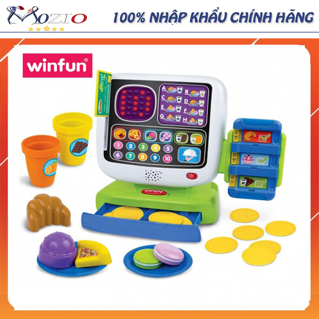 Đồ chơi cho bé ⚜️ FREESHIP ⚜️  Bộ đồ chơi máy tính tiền siêu thị Winfun 2515