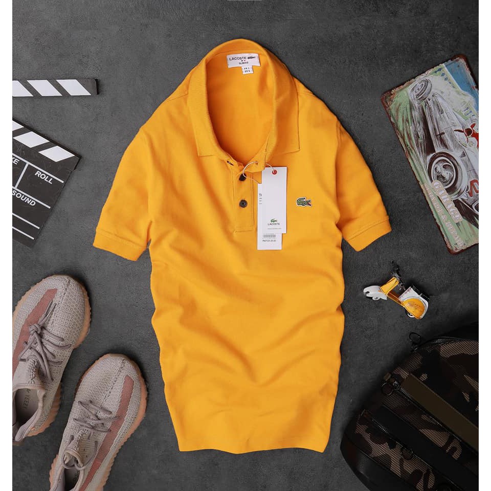 Aó polo Lcst made in Cambodia hàng xuất khẩu vải cotton cá sấu co dãn,mềm thoáng khí,thấm hút mồ hôi | BigBuy360 - bigbuy360.vn