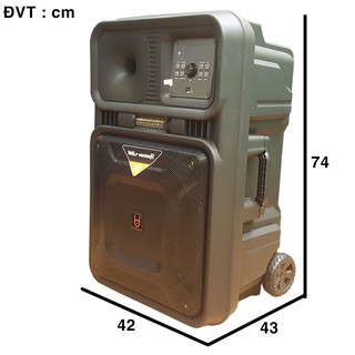 Loa kéo di động Manata M+1576 (4 tấc)