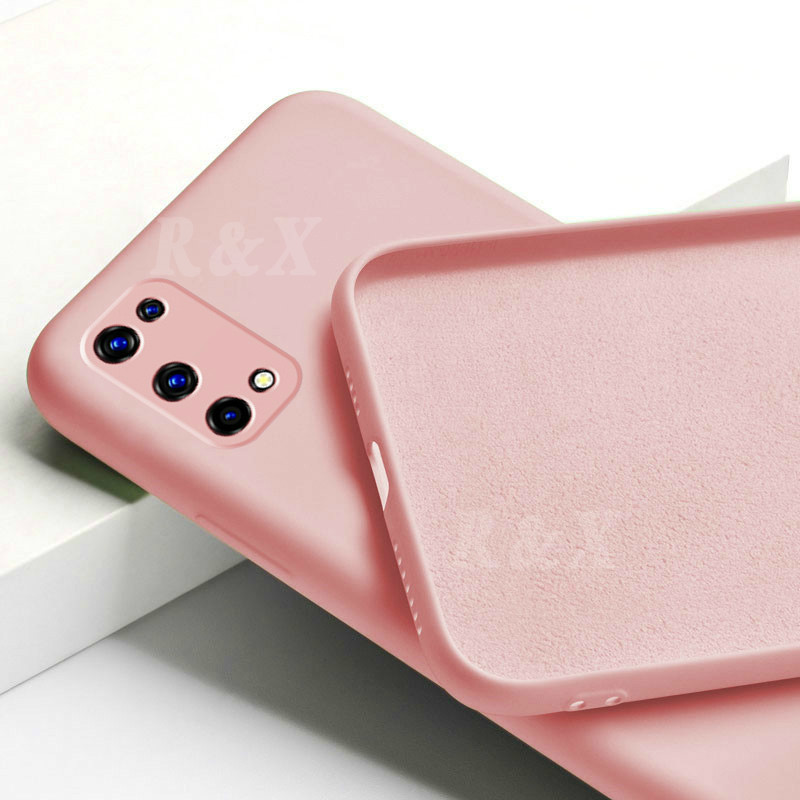 Ốp Điện Thoại Silicon Chống In Vân Tay Cho Realme 7 Pro 7 7i C17 C11 C12 6i 6pro 5i 5pro C3 C2 Xt