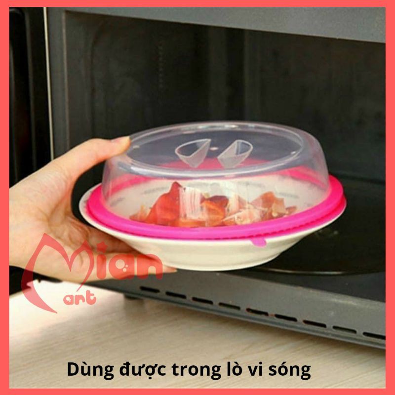 Nắp đậy nhựa viền silicon bảo quản thực phẩm - Mian mart