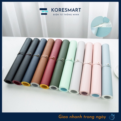 DESKPAD-Tấm lót chuột bằng da pu cỡ lớn để bàn chống trượt tuỳ chọn