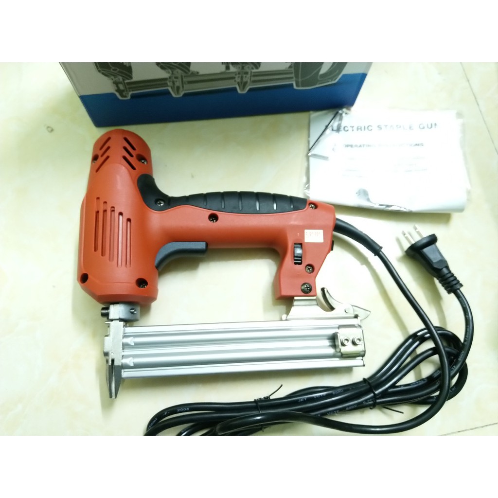 Súng Bắn Đinh Ghim U Dùng Điện 220V 10*10-10*22 - MOJY1022 có điều tốc