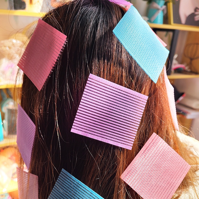 Set 10 Miếng Dán Tóc Mái Nhiều Màu Sắc Dành Cho Nữ