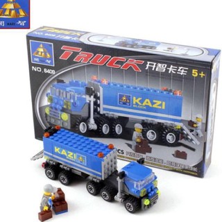 * đồ chơi lắp ráp xếp hình xe tải kazi truck-1