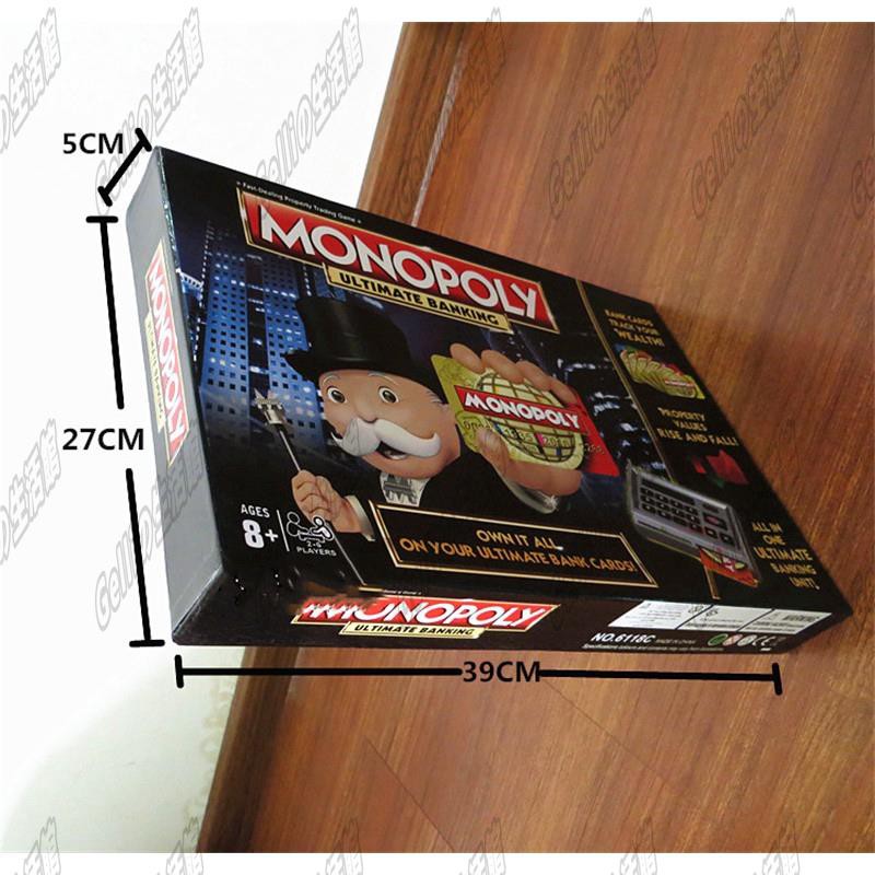 Bảo Hành 1 năm ♨∋Board game Monopoly Ultimate Banking | bộ trò chơi cờ tỷ phú 4.0 ngân hàng điện tử có máy ATM qu