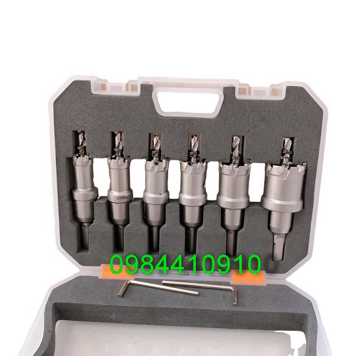 BỘ MŨI KHOAN, KHOÉT NHÔM SẮT, INOX 6PC ( 16,18,20,22,25,30)